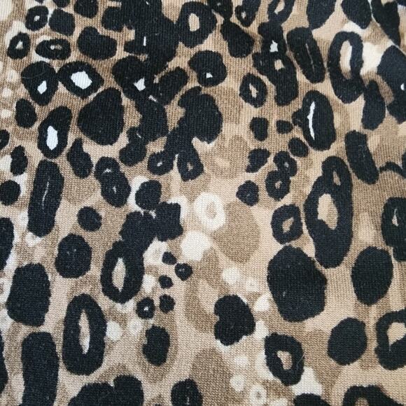 Linea Donatella Wrap Cheetah Animal Print Bathrobe Size S/M - Picture 5 of 6